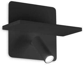 Ideal Lux - LED Nástenné bodové svietidlo PIANO LED/11,5W/230V USB čierna