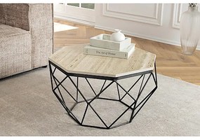 Konferenčný stôl Diamond 45205 Ø70cm Travertine  - Komfort-nábytok
