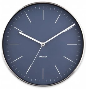 Nástenné hodiny 5732BL Karlsson Minimal, 28 cm