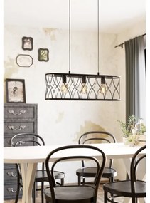 Eglo 43554 - Luster na lanku GILTSPUR 3xE27/40W/230V