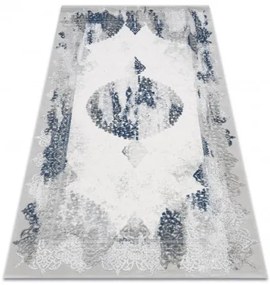 Koberec AKRYL VALS 5040 Ornament, modrý / sivý