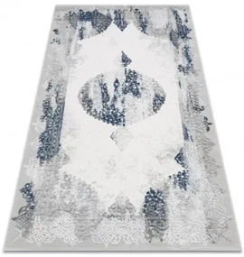 Koberec AKRYL VALS 5040 Ornament, modrý / sivý