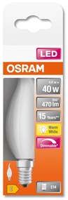 LED žiarovka E14 BA35 4W = 40W 470lm 2700K Warm 300° Filament OSRAM SUPERSTAR Dimmable