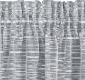 ZÁCLONA ARIA NA PÁSKE 140X300 CM SIVÁ
