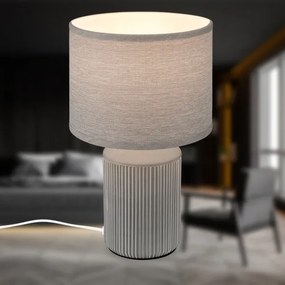 Brilo - Stolová lampa INO 1xE14/10W/230V šedá