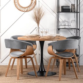 PROXIMA.store - Jedálenská stolička GARY Aura FARBA: čierna