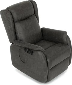 Polohovacie kreslo čierne, elektrické TV-L8902 BK3