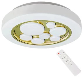 EUlight Stropné LED svietidlo Bubbles, 1x LED 30w, 3000-6000k, w/g, s ovládačom