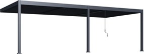 Bioklimatická pergola INTRO DUO 8x4 m, hliník - do steny
