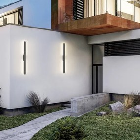 Brilagi - LED vonkajšie nástenné svietidlo LUNA LED/24W/230V 4000K IP65 antracit