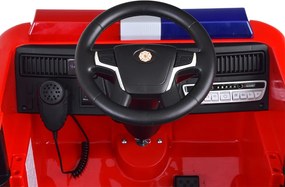 JOKOMISIADA Hasičské auto na batérie s majákmi a sirénou a rádiom PA0313