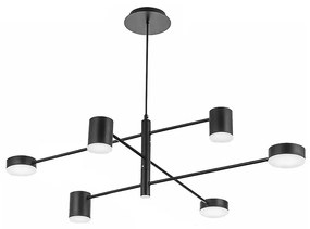 Toolight Toolight, LED stropné svietidlo 6x5W APP597-6C, čierna, OSW-08565