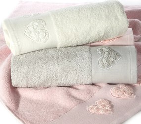 FROTÉ UTERÁK KAMILA (02) 50X90 CM STRIEBORNÁ