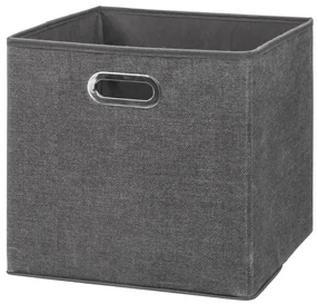 Úložný box Simple, 31x31x31 cm, sivá