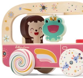 Lilliputiens – drevený autobus – jednorožec Lena