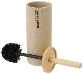 Béžová WC kefa z polyresínu – Casa Selección