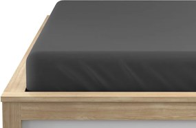 Jersey plachta s lycrou tmavosivá 180 x 200 cm