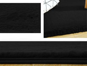 Protišmykový koberec RABBIT čierny