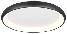 Čierne LED stmievateľné stropné svietidlo Cardona – Trio