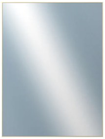 DANTIK - Zrkadlo v rámu, rozmer s rámom 60x80 cm z lišty Hliník javor (7273511)