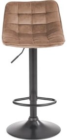 Barová stolička 106x43 cm antracit/hnedá