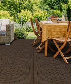 Gumová dlaždica COSMOPOLITAN 30 x 30 cm, hnedá MHEU5100185