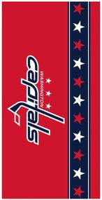 Hokejová bavlnená osuška NHL Washington Capitals - motív Belt - 70 x 140 cm
