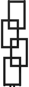 Mexen Grid, dekoratívny kúpeľňový radiátor 1115 x 360 mm, 279 W, čierna, W215-1115-360-00-70