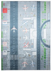 Detský koberec pre milovníkov lietadiel Šírka: 80 cm | Dĺžka: 150 cm