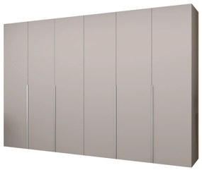 Šatníková skriňa 300 cm Alice 1 (kašmír + kašmír). Akcia -20%. Vlastná spoľahlivá doprava až k Vám domov. 1126144