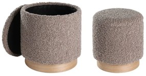 Eglo 424141 - SADA 2x Taburet MASHIKE pr. 31,5/38,5 cm hnedá