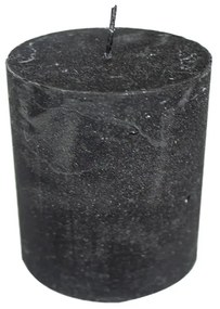 Čierna nevonná sviečka S valec - Ø  7*10cm