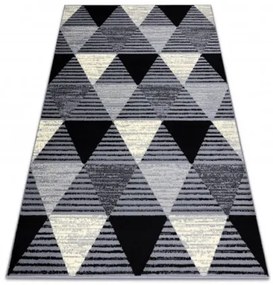 Koberec BCF BASE 3986 Geometric sivý / čierny