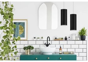 Luster na lanku ZIK 1xE27/40W/230V čierna