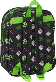 Detský 3D batôžtek pre predškolákov Minecraft – motív Creeper - 6L