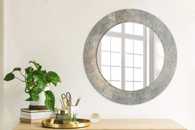 Okrúhle ozdobné zrkadlo Betón fi 50 cm