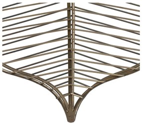 Závesné svietidlo v zlatej farbe s kovovým tienidlom – Ixia