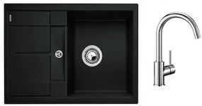 Blanco Metra 45 S set drezu a batérie 78x50 cm antracit + mida SETB2