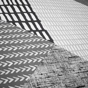 Sivé obliečky na dvojlôžko/predĺžené 230x220 cm Larsson Geo – Catherine Lansfield