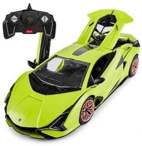 Rastar Auto R/C Lamborghini Sian 1:18 Rastar - Zelené