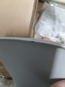 AKCIA Svetlosivá stolička BALI MARK s čiernymi nohami II. akosť