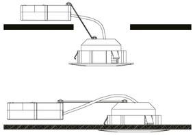Eglo 95844 - SADA 3x LED podhľadové svietidlo PINEDA 1xLED/4,9W/230V