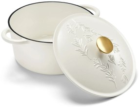 Liatinový hrniec, biely