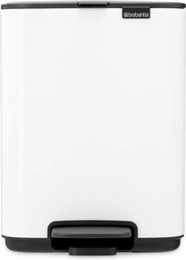 Biely pedálový oceľový odpadkový kôš 4 l Bo – Brabantia