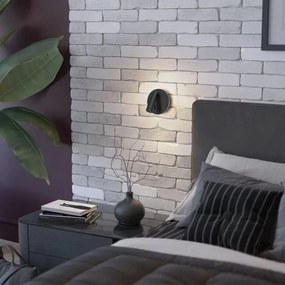 Toolight Toolight, LED nástenné svietidlo 16x14cm, 10W, APP1614-1W, čierna, OSW-06529