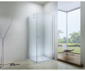 Mexen PRETORIA sprchovací kút 80x50cm, 6mm sklo, chrómový profil-číre sklo, 852-080-050-01-00