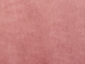 Zamatový taburet ružový EVJA Beliani