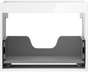Mexen Box-A, závesná skrinka 60 cm, 1 zásuvka, biela lesklá, 91AX0-0600-470-1-00