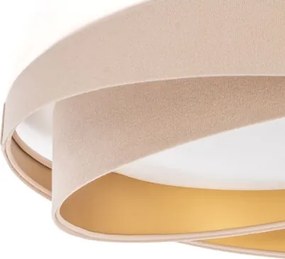 LED stmievateľné stropné svietidlo SM. GALAXY M. LED/24W/230V pr. 55 cm béžová/zlatá + DO