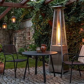 Tepelný plynový žiarič, 2270 x 520 x 520 mm, nerez
